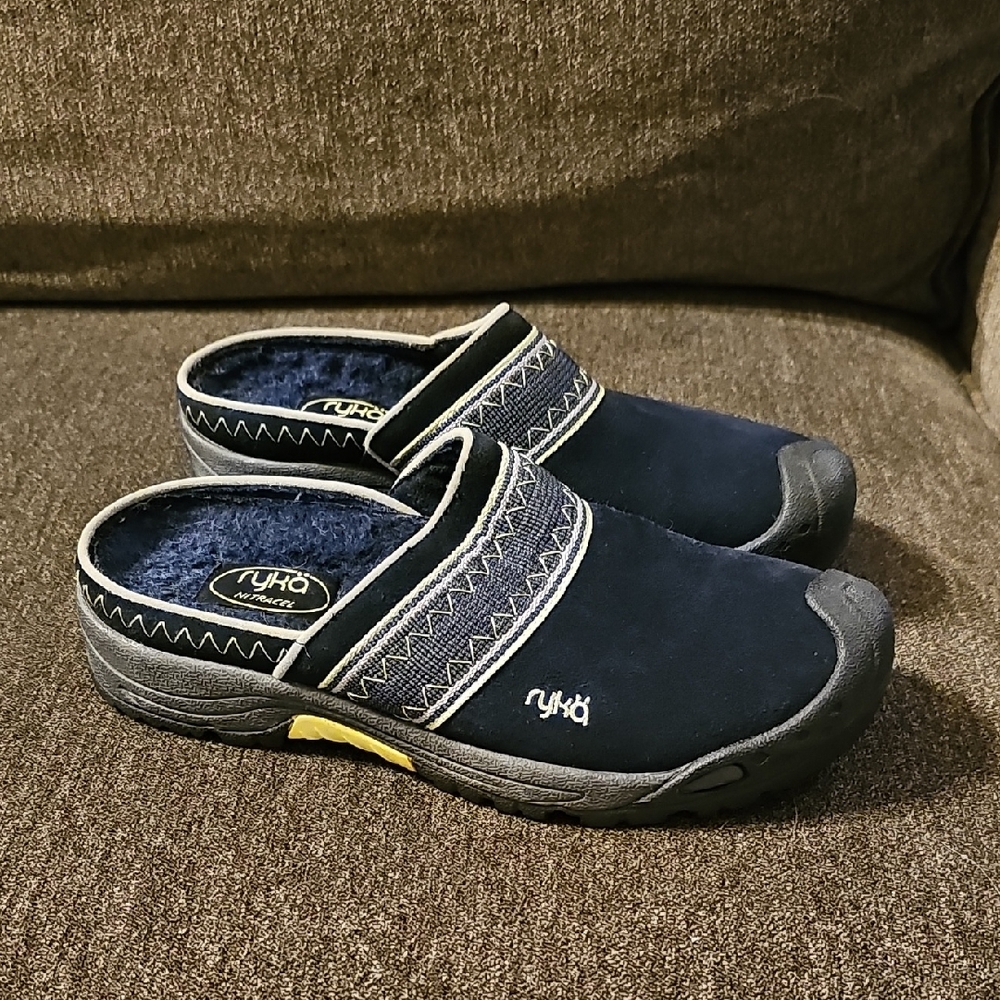 Ryka Nitracel Women's Dark Blue and Gray Slip-On Loafers